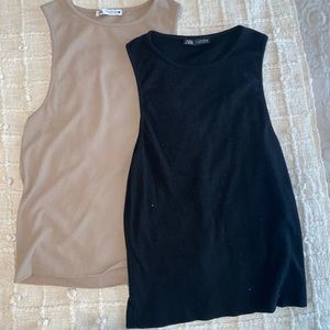 Set of soft tank tops from Zara